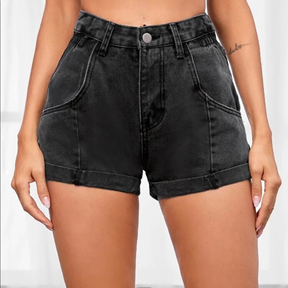 Shein black shorts